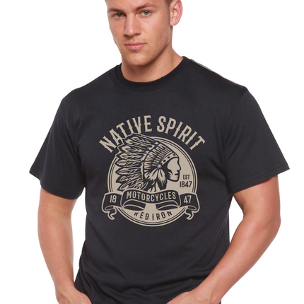 Native Spirit Spun Bamboo® Men's Bamboo Viscose/Organic Cotton Short Sleeve Graphic T-Shirt