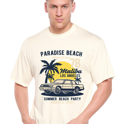 Paradise Beach Spun Bamboo® Men's Bamboo Viscose/Organic Cotton Short Sleeve Graphic T-Shirt