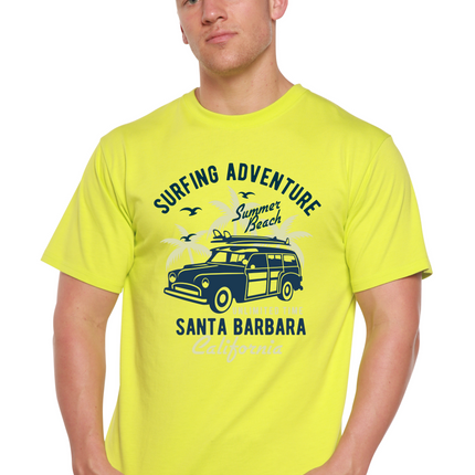 Surfing Adventure Spun Bamboo® Men's Bamboo Viscose/Organic Cotton Short Sleeve Graphic T-Shirt