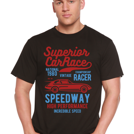 Superior Car Spun Bamboo® Men's Bamboo Viscose/Organic Cotton Short Sleeve Graphic T-Shirt