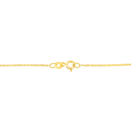 14K Yellow Gold Plated .925 Sterling Silver 1.00 Cttw Baguette Diamond Composite Open Heart 18" Inch Pendant Necklace (I-J Color, I1-I2 Clarity)