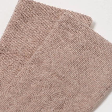 Cotton Knee Highs Conte Classic 010 - Cotton Blend and Knitted Pattern