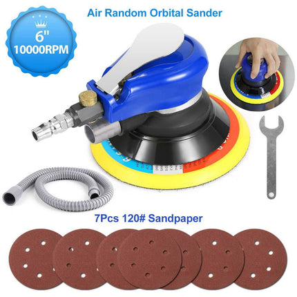 6" Air Random Orbital Sander Pneumatic