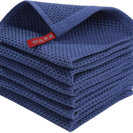 6-Pack: Cotton Waffle Woven Kitchen Towel