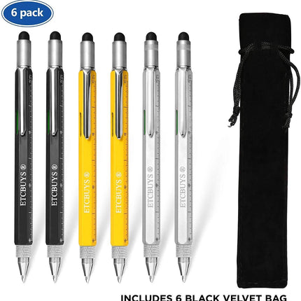 6-Pack: Multi-Tool Screwdriver Pen Pocket