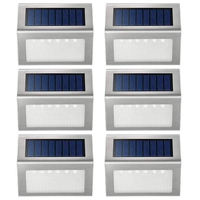 6-Pack: Solar Step Lights