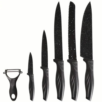 6-Piece Set: High Carbon Stainless Steel Sharp Kitchen Knives