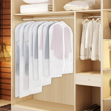 6-Pieces: Zilink Clear Garment Bag Dress Bags