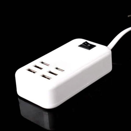 6-Ports USB-Powered Devices Wall Charger Power Adapter