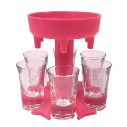 6 Shot Glass Dispenser and Holder