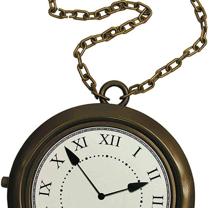 Rapper's Clock Necklace Hip Hop Oversized Old School Clock Accessory