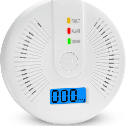 Portable Carbon Monoxide Detector – Battery-Operated CO Alarm