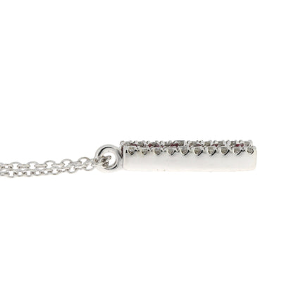 .30ct Ruby Diamond Fashion Pendants 14KT White Gold