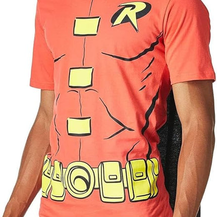 Robin T-Shirt With Cape And Mask DC Comics