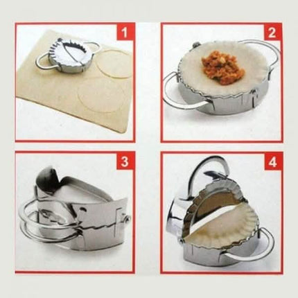 SYSAMA Eco-Friendly Stainless Steel Dumpling Pastry Tools - Assorted Sizes
