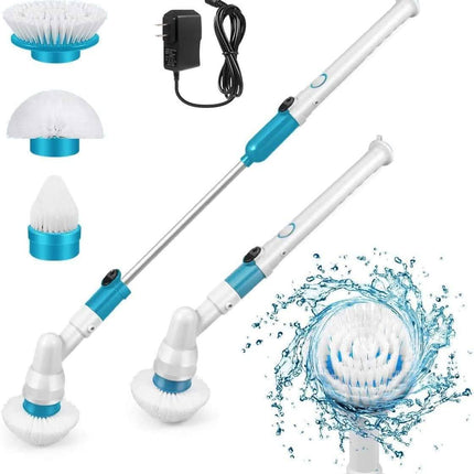 Electric Spin Scrubber Cordless Scrubber Brush with Long Handle