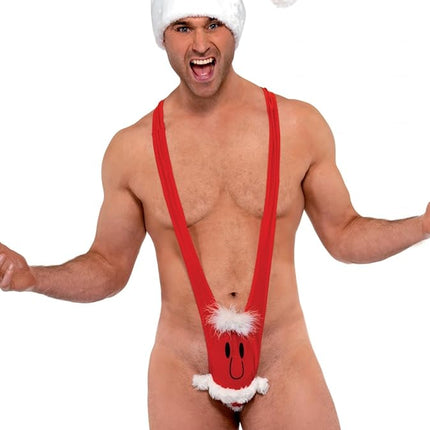 Santa Kini Red with Santa Face, Christmas Adult