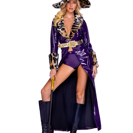 Queen Pimp Women Gangster Costume