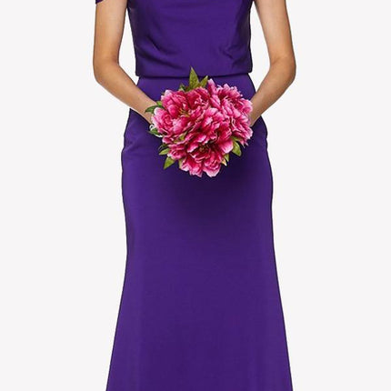 Juliet 641 Off Shoulder Long Dress Spaghetti Strap