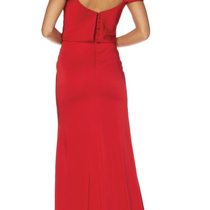 Juliet 641 Off Shoulder Long Dress Spaghetti Strap