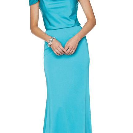 Juliet 641 Off Shoulder Long Dress Spaghetti Strap