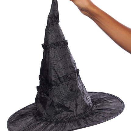 Ruffle Witch Hat