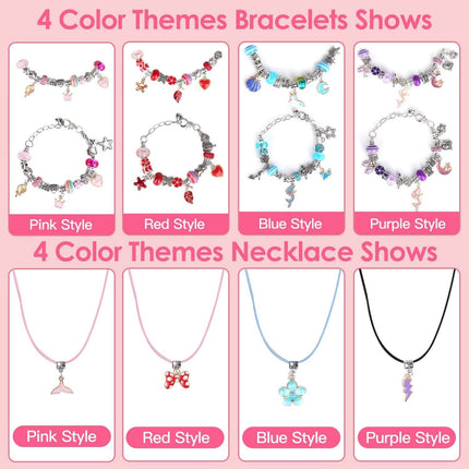 66-Pieces: Charm Bracelet Making Kit