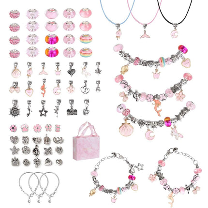 66-Pieces: Charm Bracelet Making Kit