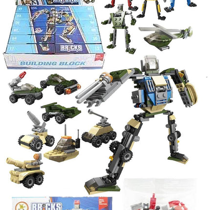 DIY Robot Vehicle Building Block Craft Kit