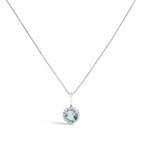 White.Gold / 18 / Blue Aquamarine