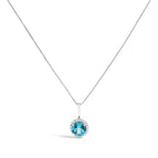 White.Gold / 18 / Blue Topaz