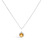 White.Gold / 18 / Orange Citrine