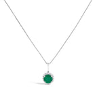 White.Gold / 18 / Green Emerald