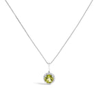 White.Gold / 18 / Green Peridot