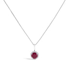 White.Gold / 18 / Red Ruby