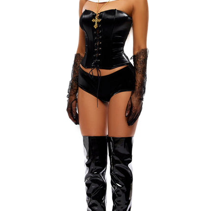 Midnight Confession 7-Piece Nun Costume Set