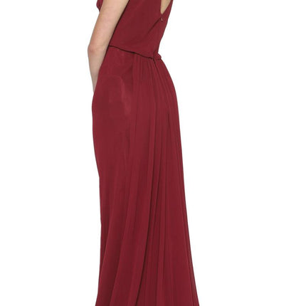 Juliet 670 Floor Length Formal Dress with Cowl Neckline