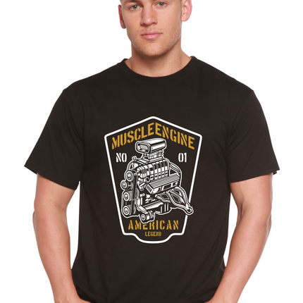 Muscle Engine Spun Bamboo® Men's Bamboo Viscose/Organic Cotton Short Sleeve Graphic T-Shirt