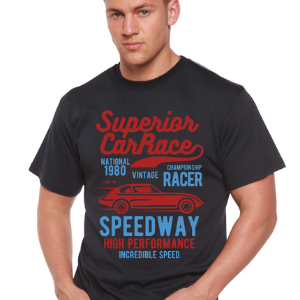 Superior Car Spun Bamboo® Men's Bamboo Viscose/Organic Cotton Short Sleeve Graphic T-Shirt