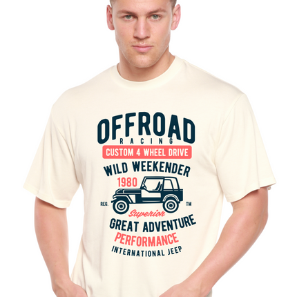 Off Road Racing Spun Bamboo® Men's Bamboo Viscose/Organic Cotton Short Sleeve Graphic T-Shirt