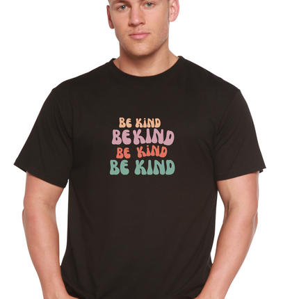 Be Kind Men's Bamboo Viscose/Organic Cotton Short Sleeve Graphic T-Shirt