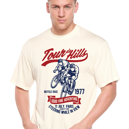 Tour De Hills Spun Bamboo® Men's Bamboo Viscose/Organic Cotton Short Sleeve Graphic T-Shirt