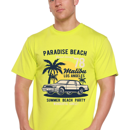 Paradise Beach Spun Bamboo® Men's Bamboo Viscose/Organic Cotton Short Sleeve Graphic T-Shirt