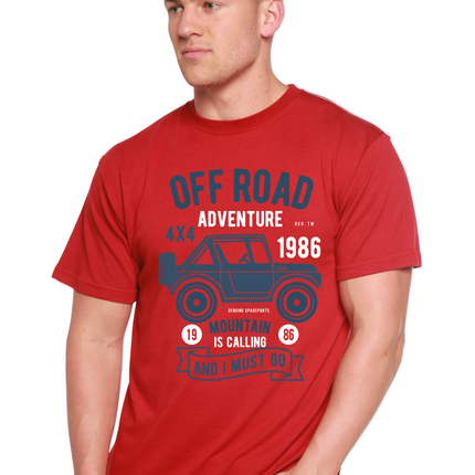 Off Road Adventure Spun Bamboo® Men's Bamboo Viscose/Organic Cotton Short Sleeve Graphic T-Shirt