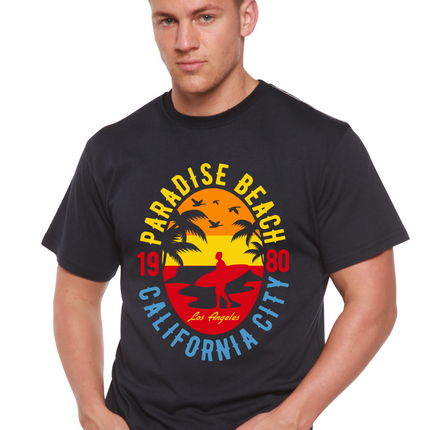Sunshine Paradise Spun Bamboo® Men's Bamboo Viscose/Organic Cotton Short Sleeve Graphic T-Shirt