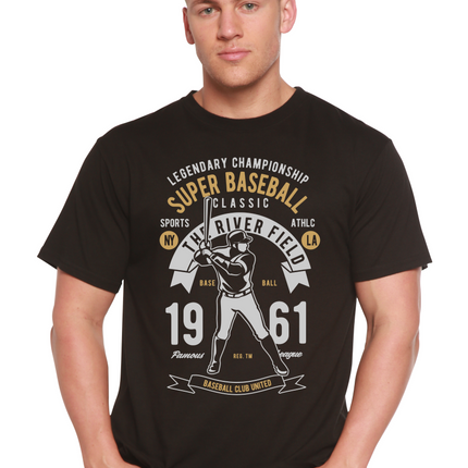 Super Baseball Spun Bamboo® Men's Bamboo Viscose/Organic Cotton Short Sleeve Graphic T-Shirt