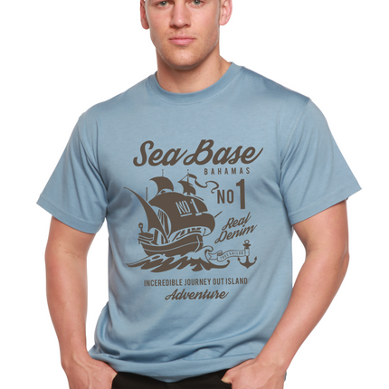 Sea Base Spun Bamboo® Men's Bamboo Viscose/Organic Cotton Short Sleeve Graphic T-Shirt