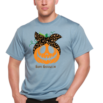 Happy Halloween Men's Bamboo Viscose/Organic Cotton Short Sleeve Graphic T-Shirt