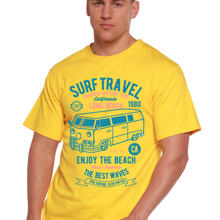 Surf Travel Spun Bamboo® Men's Bamboo Viscose/Organic Cotton Short Sleeve Graphic T-Shirt