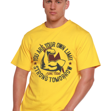 Strong Tomorrow Men's Bamboo Viscose/Organic Cotton Short Sleeve Graphic T-Shirt